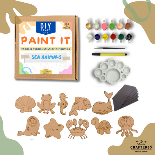 Sea Animal DIY Paint Kit for Kids