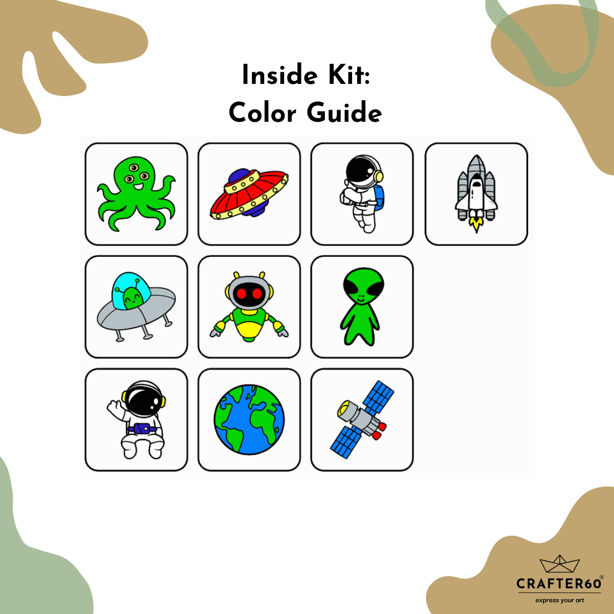 Space DIY Paint Kit for Kids