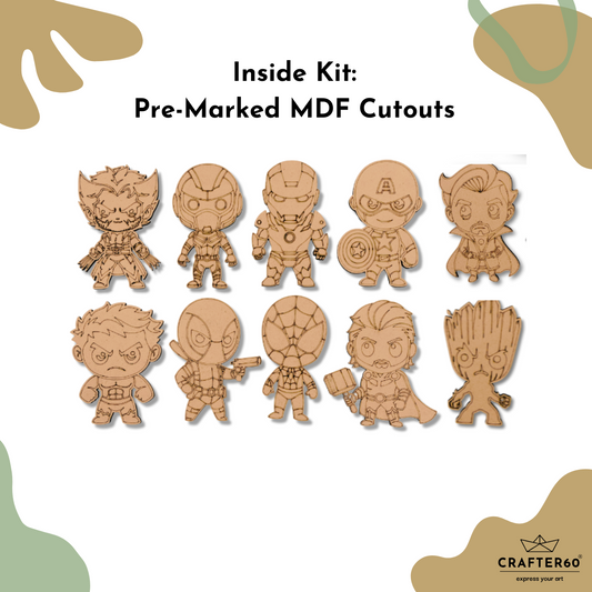 Superhero DIY Paint Kit for Kids