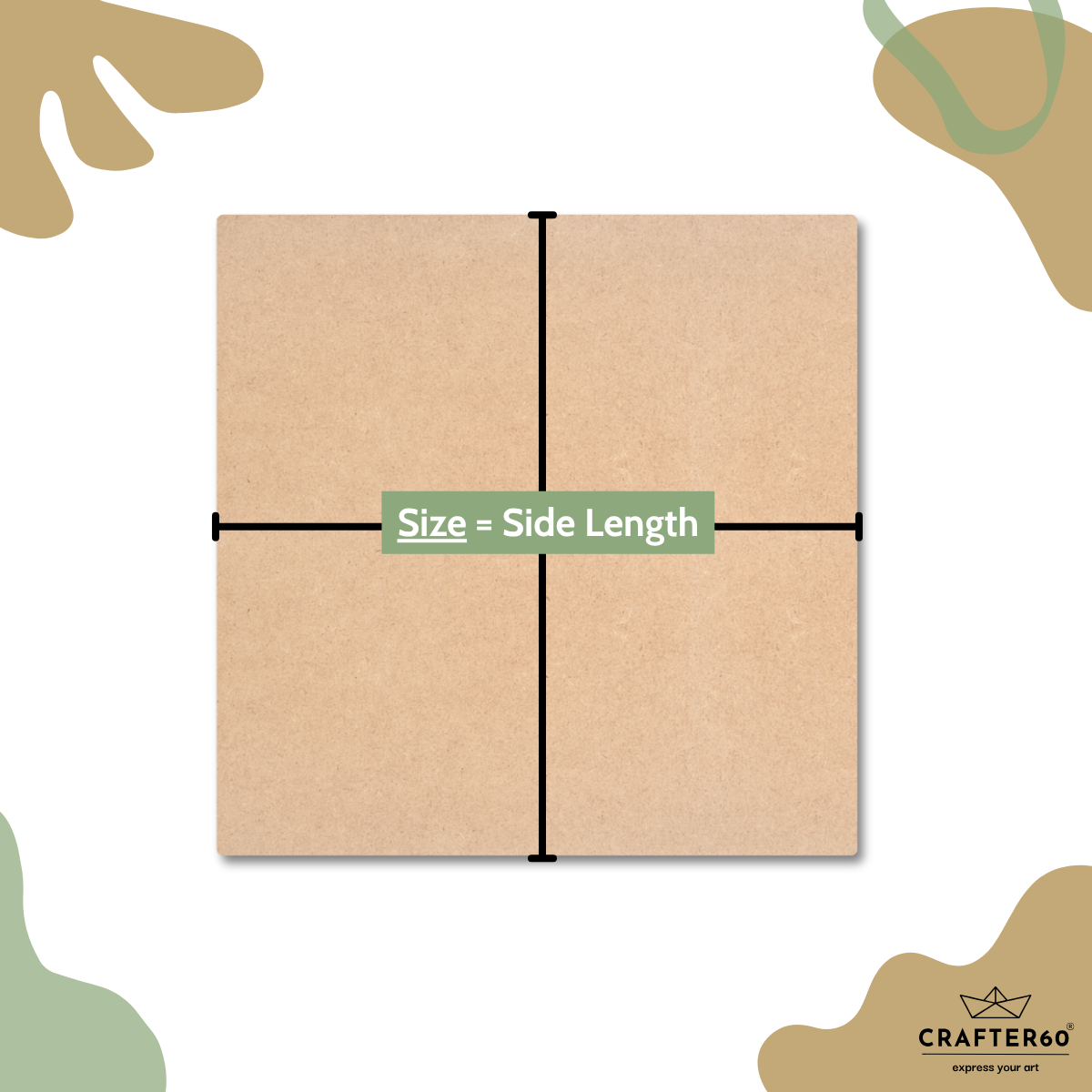 MDF Square Base