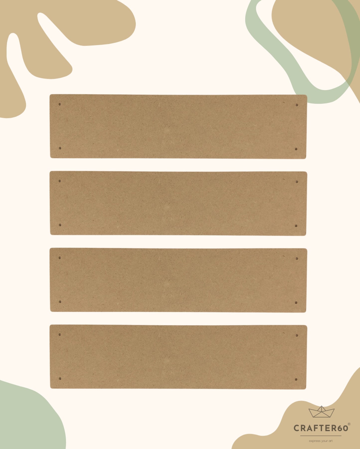 Rectangular Planks- 12X3 Inch