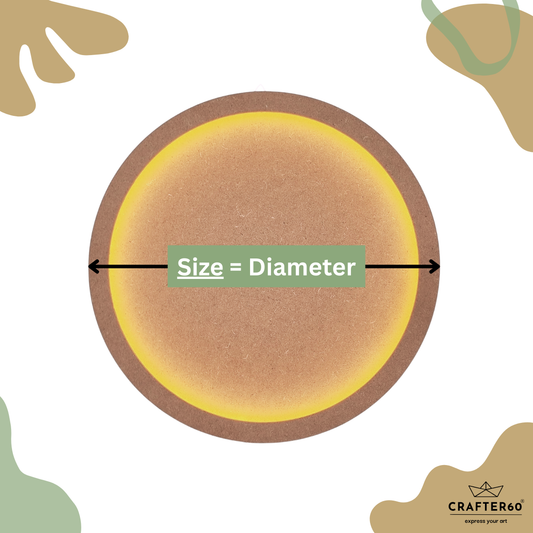 DIY Round MDF Board with LED Light