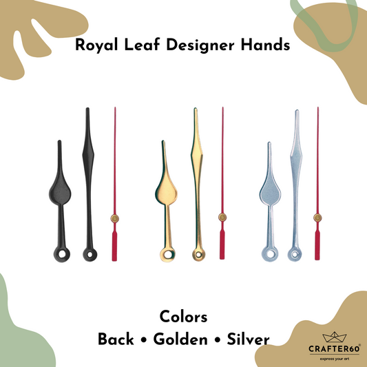 Royal Leaf Designer Clock Hand Set