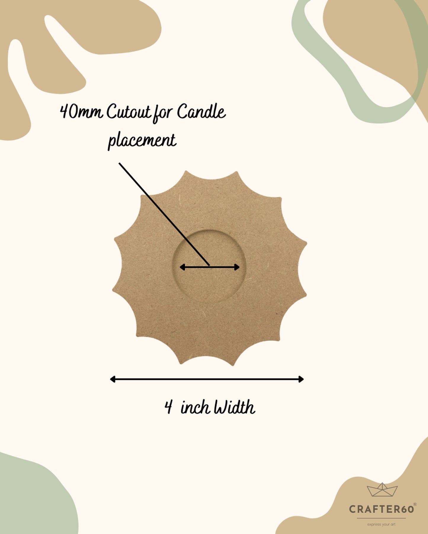 Mandala-2 T-Light Holder