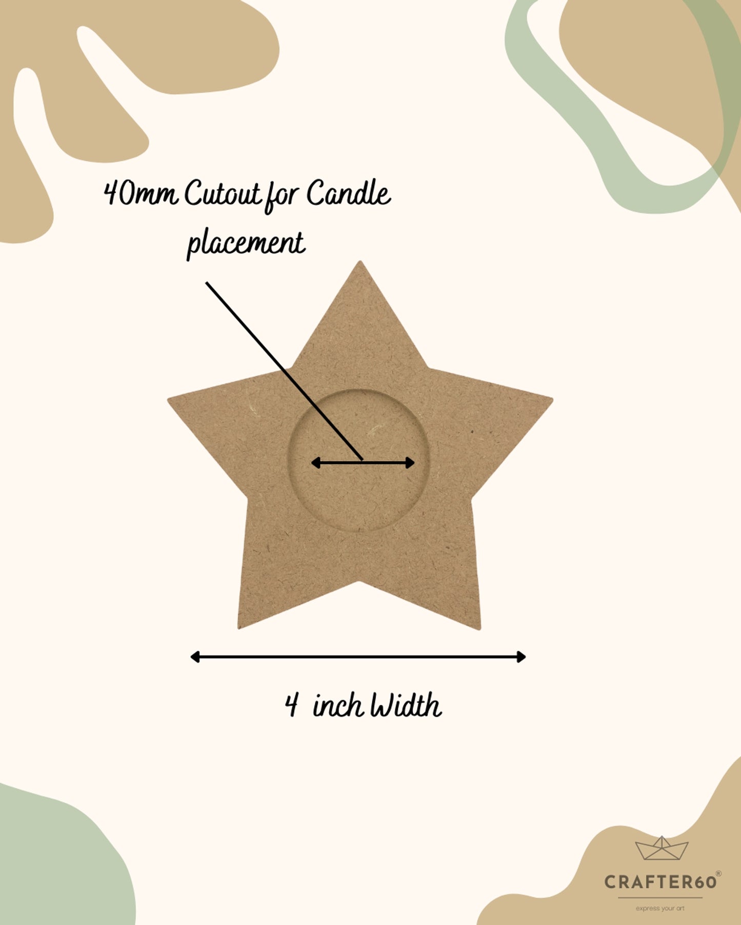 Star-2 T-Light Holder