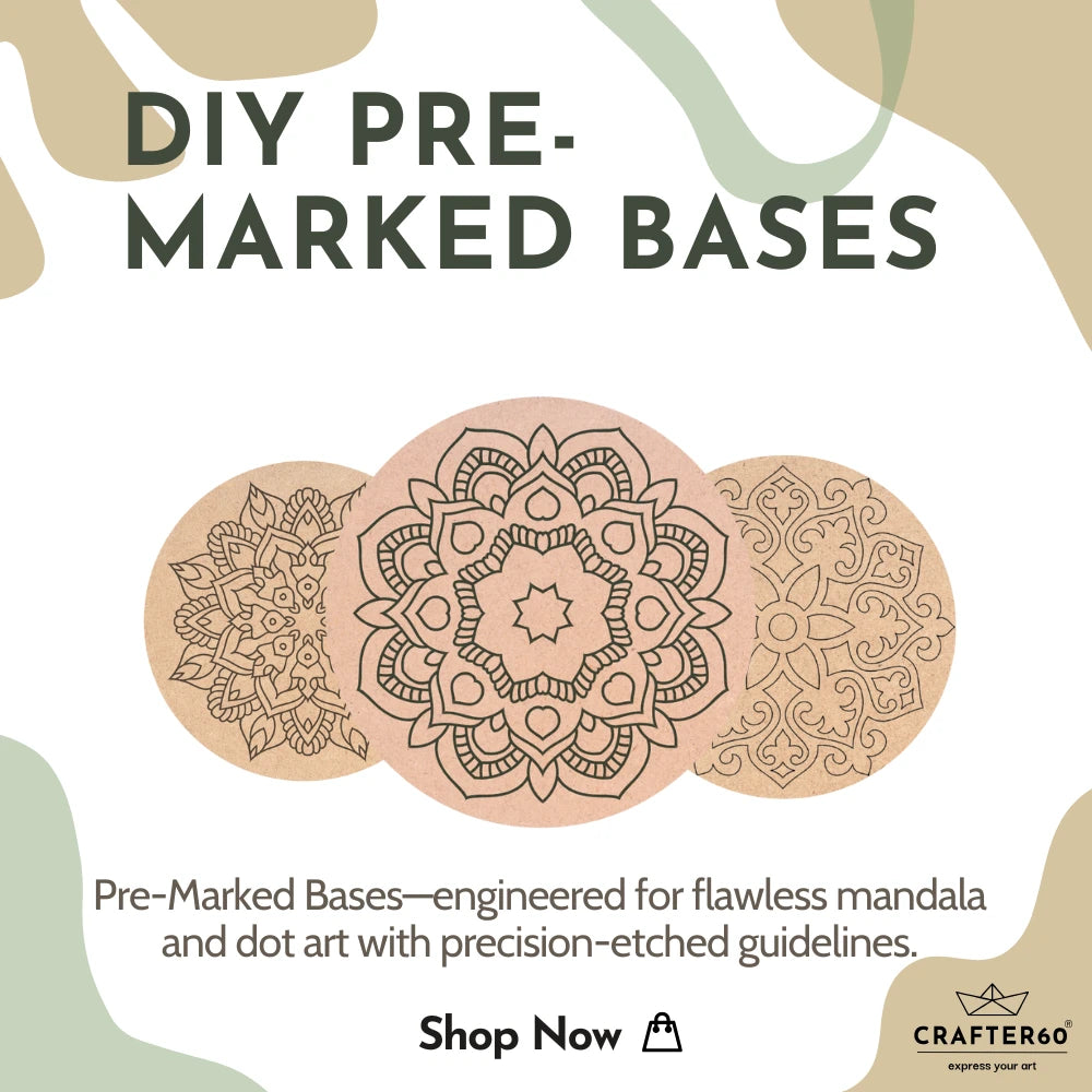 DIY Pre Marked Mandala Bases
