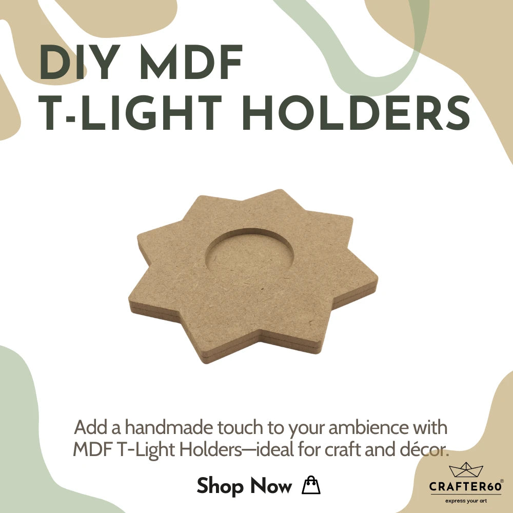 DIY MDF T-Light Holders