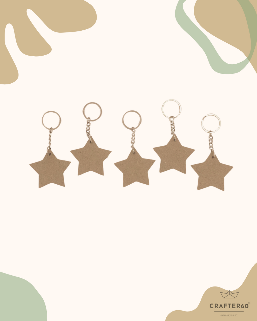 Premium DIY MDF Keychains for Personalization | Shop at Crafter60 ...