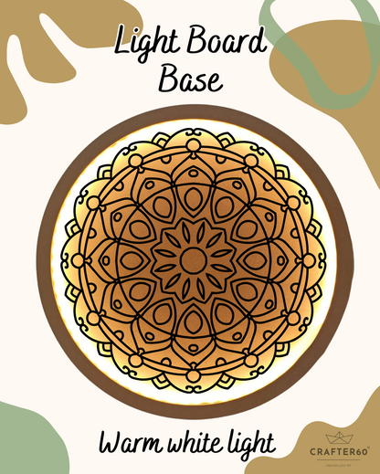 Premarked Mandala-20 Base