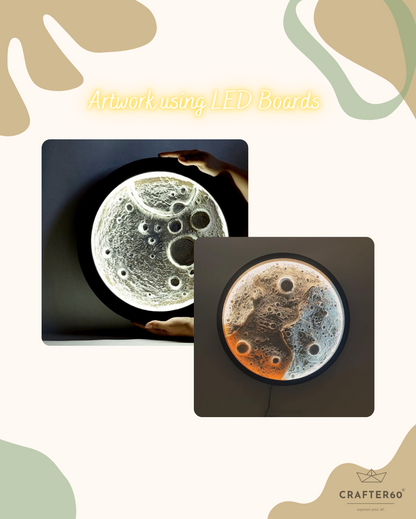 Kit - LED Board For Moon Texture Artwork
