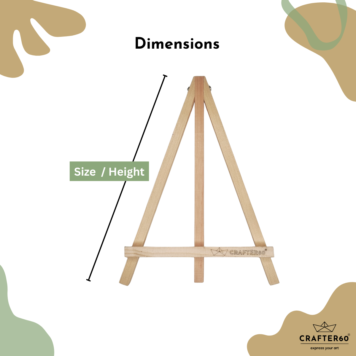 Pinewood Easel Stand
