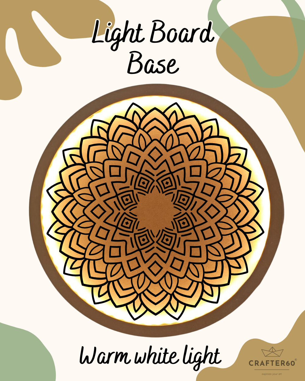 Premarked Mandala-9 Base