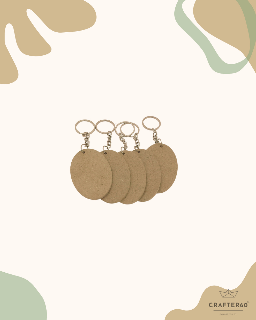 Premium DIY MDF Keychains for Personalization | Shop at Crafter60 ...