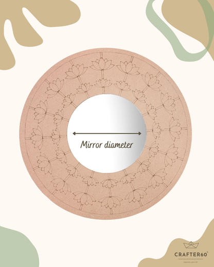 Lotus Wall Mirror Premark Base