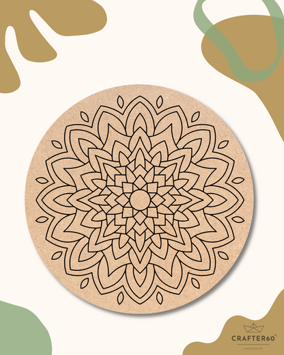 Premarked Mandala-10 Base