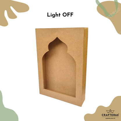 DIY MDF Jharokha Shadow Box | Design 6