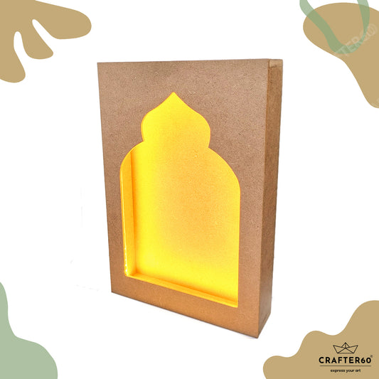 DIY MDF Jharokha Shadow Box | Design 6