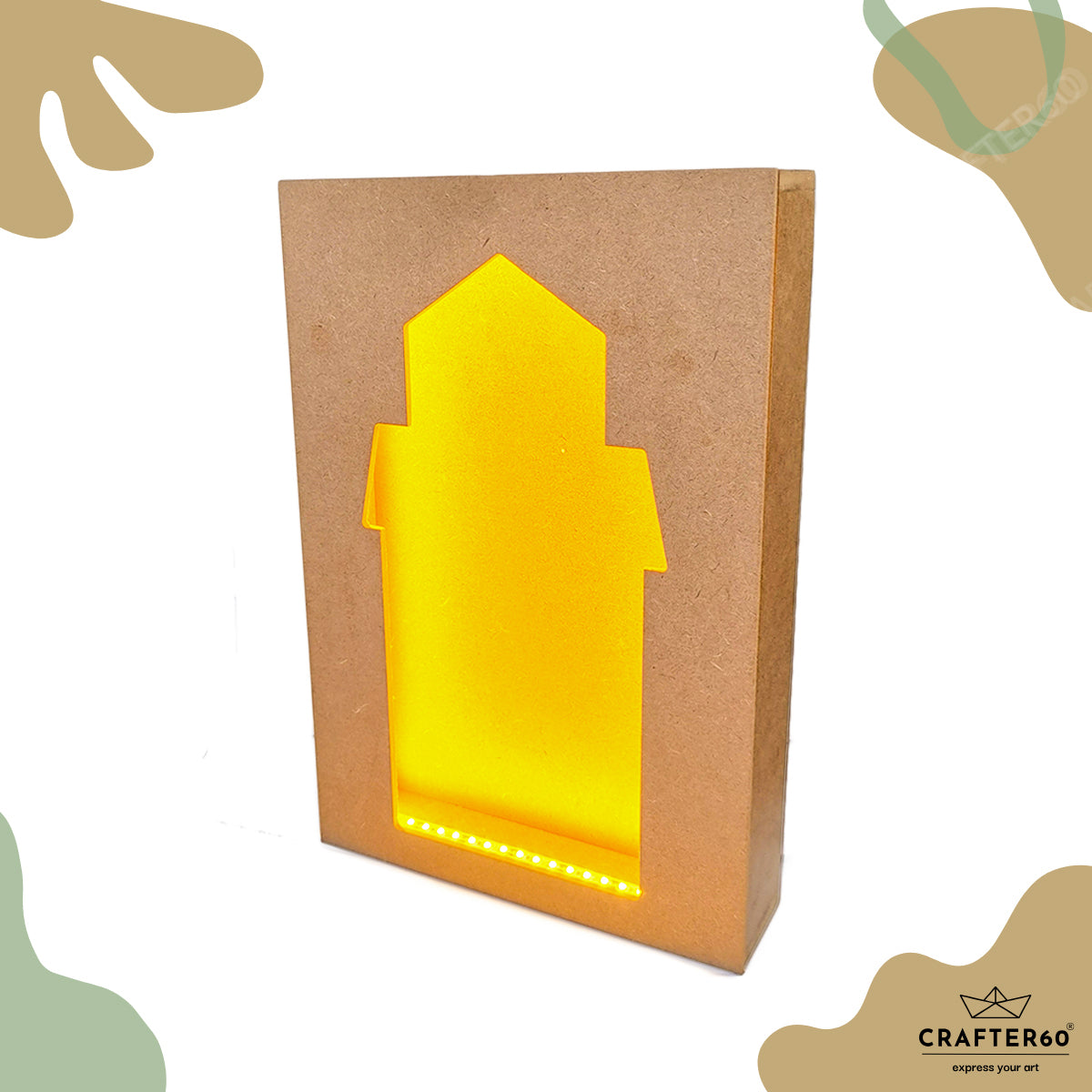DIY MDF Jharokha Shadow Box | Design 11