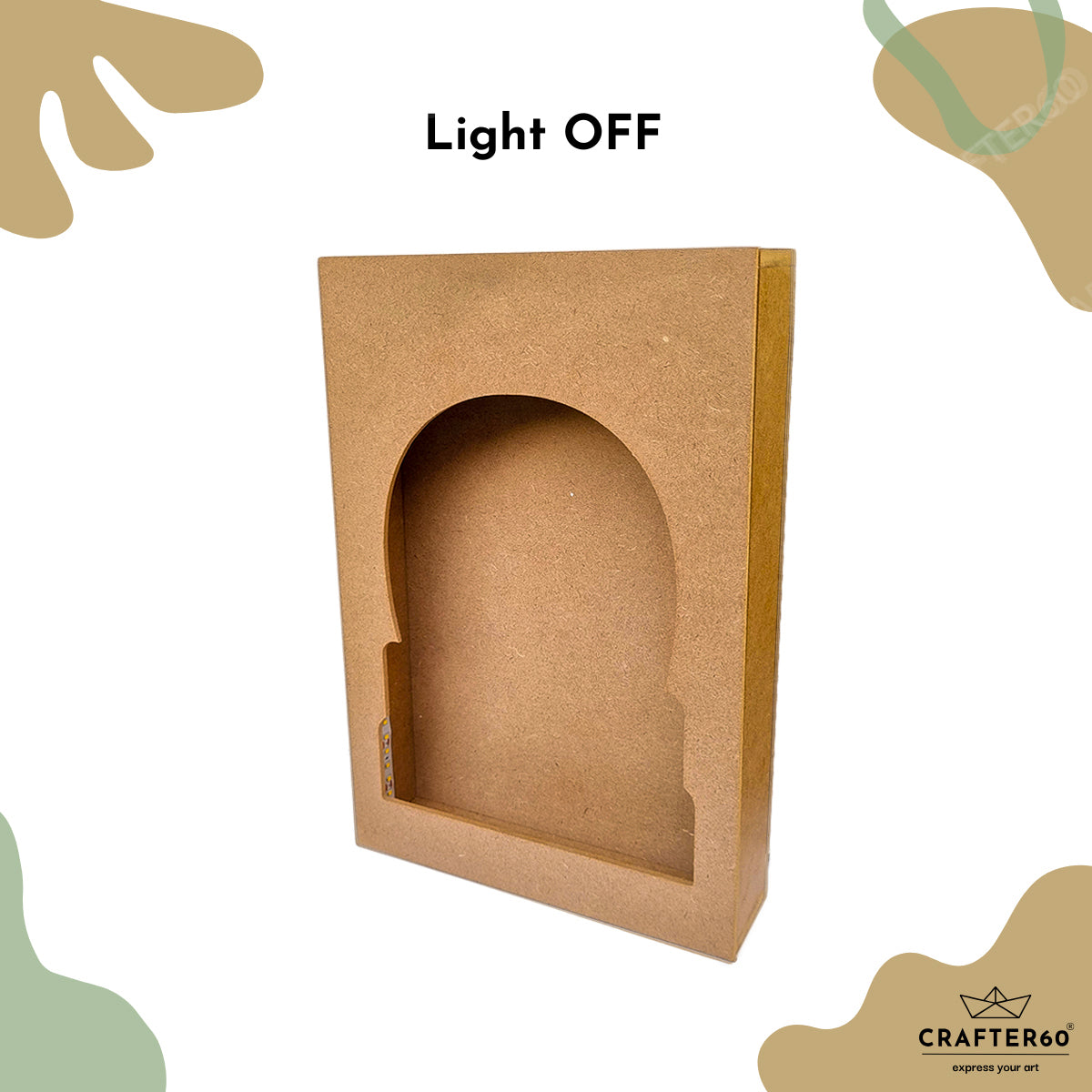 DIY MDF Jharokha Shadow Box | Design 7
