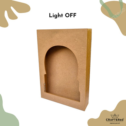 DIY MDF Jharokha Shadow Box | Design 7