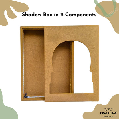 DIY MDF Jharokha Shadow Box | Design 7