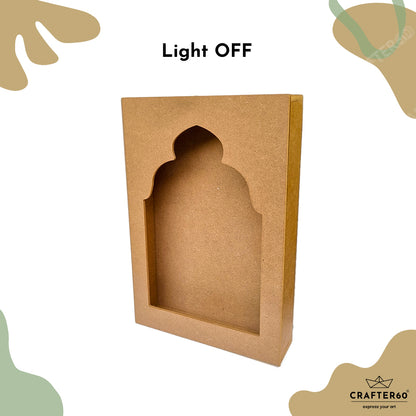 DIY MDF Jharokha Shadow Box | Design 9