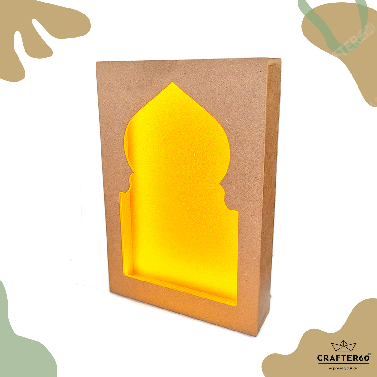 DIY MDF Jharokha Shadow Box | Design 8