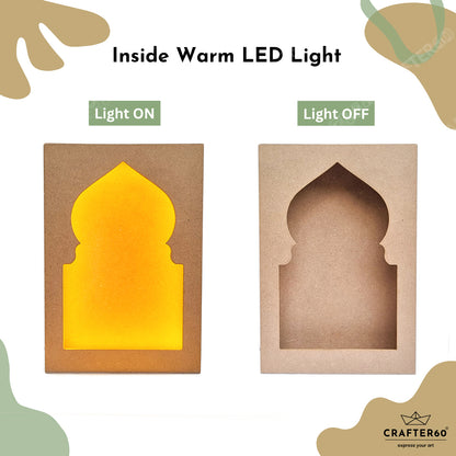 DIY MDF Jharokha Shadow Box | Design 8