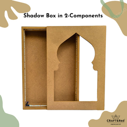DIY MDF Jharokha Shadow Box | Design 8
