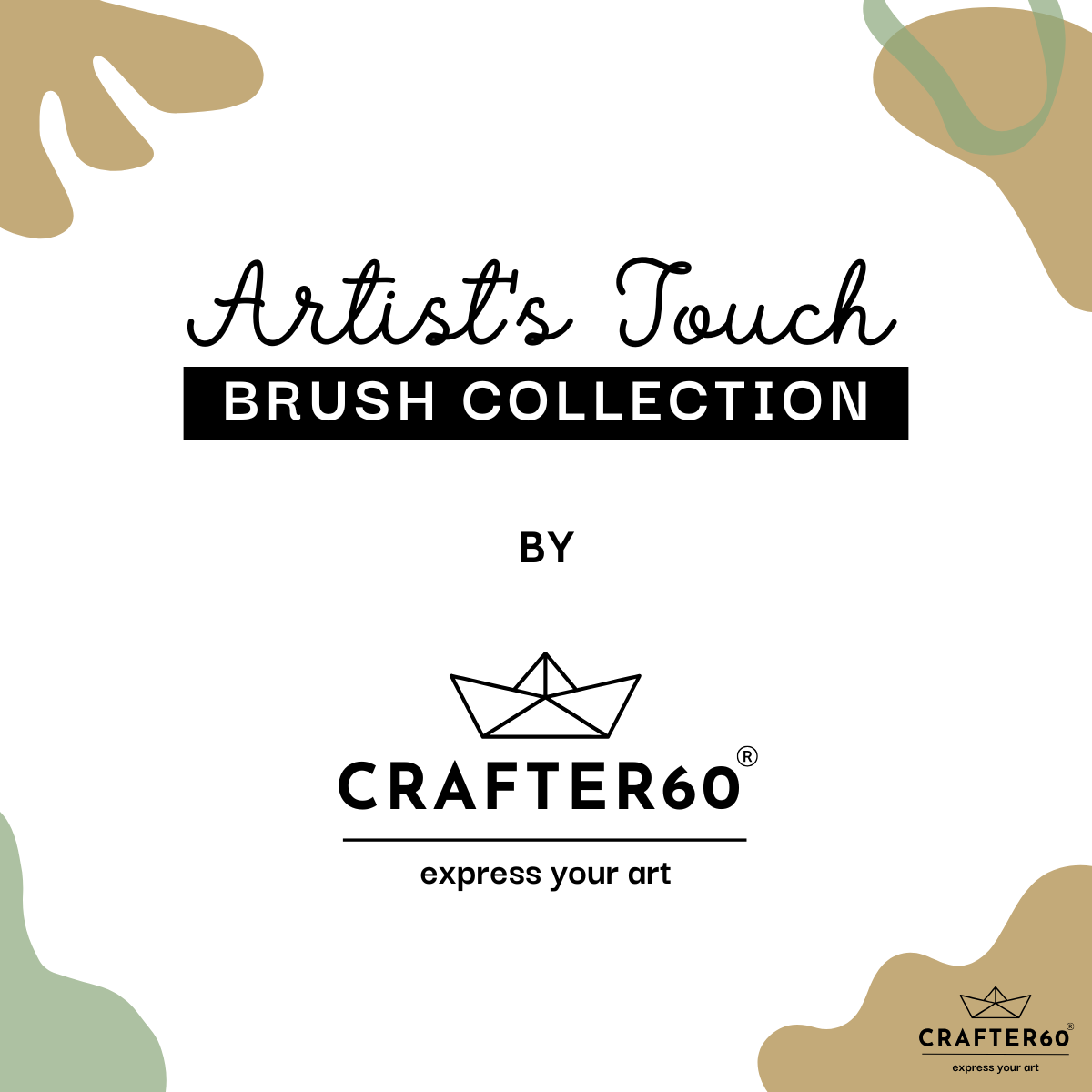 Combo Brush Set – 7 Pcs (Round + Flat) | Artist’s Touch