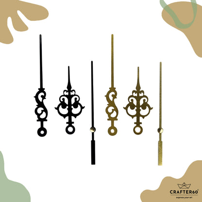 Vintage Filigree Clock Hand Set | Design 2