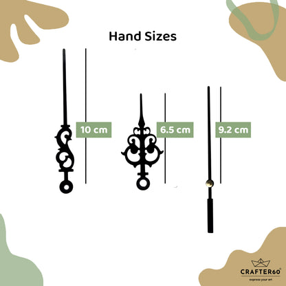 Vintage Filigree Clock Hand Set | Design 2