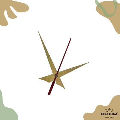 Geometric Spike Clock Hand Set
