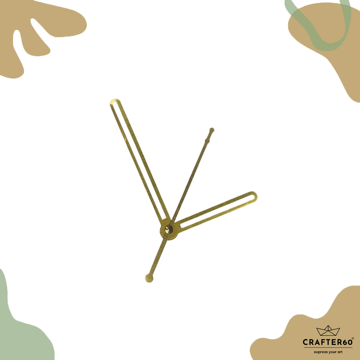 Rounded Outline Bar Clock Hand Set