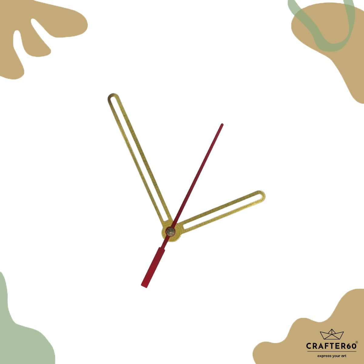 Rounded Outline Bar Clock Hand Set