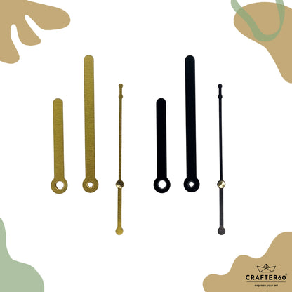 Rounded Bar Clock Hand Set