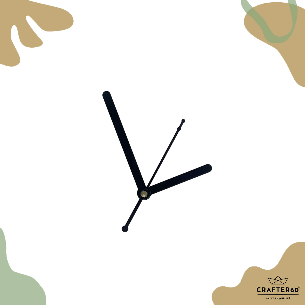 Rounded Bar Clock Hand Set