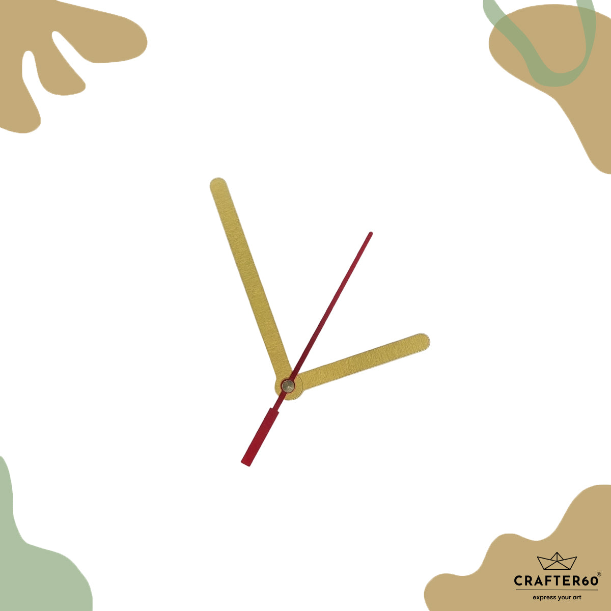 Rounded Bar Clock Hand Set