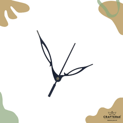 Elegant Leaf Clock Hand Set
