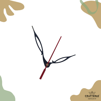 Elegant Leaf Clock Hand Set