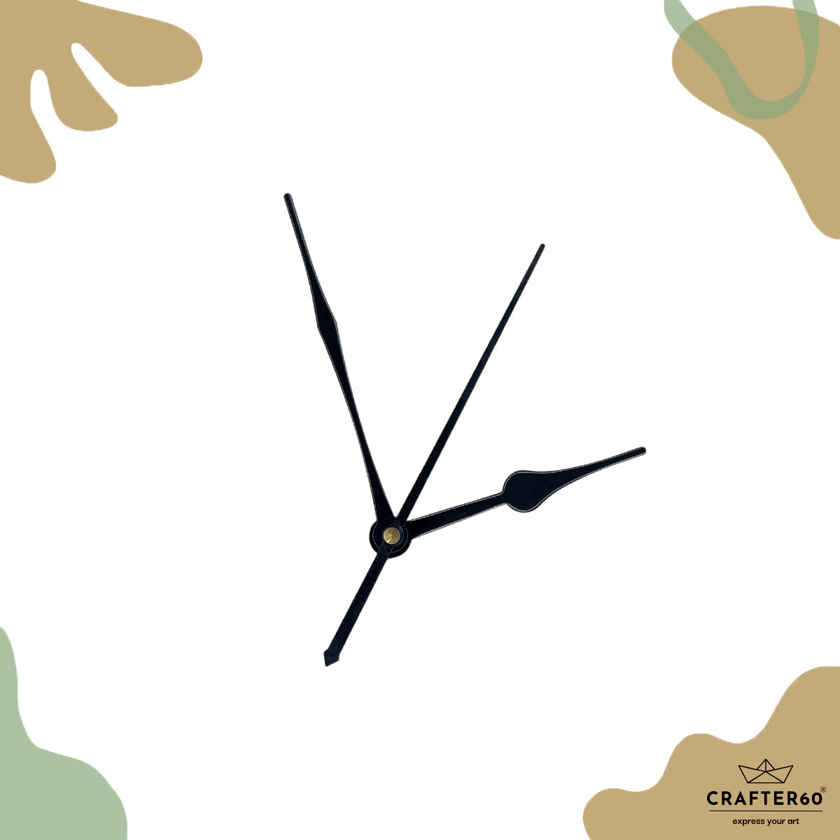 Royal Leaf Designer Clock Hand Set