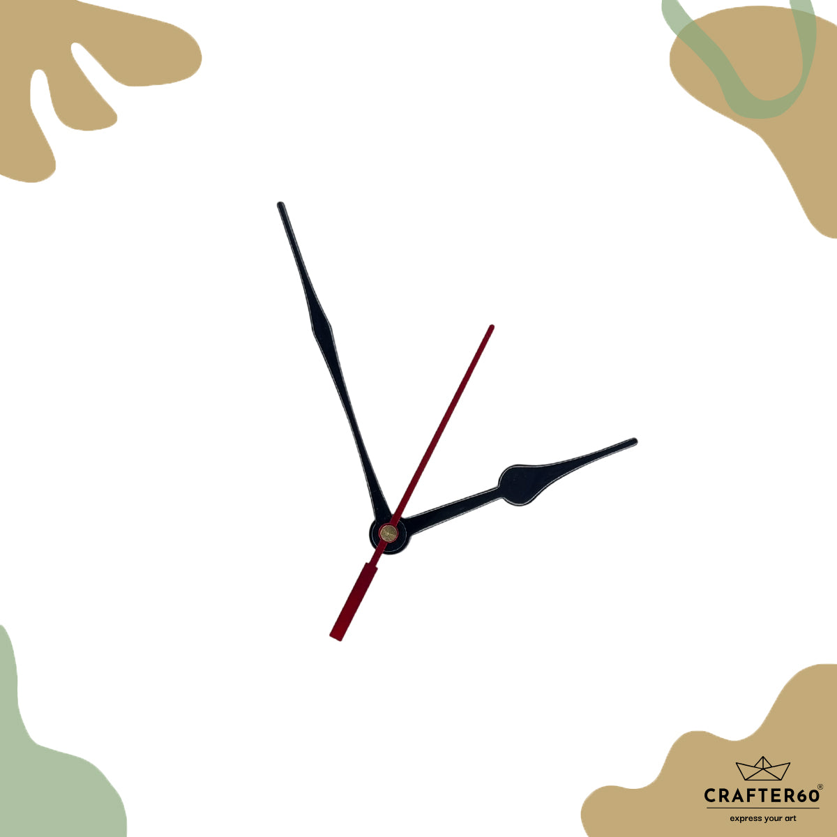 Royal Leaf Designer Clock Hand Set