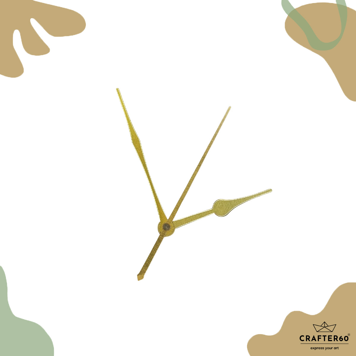Royal Leaf Designer Clock Hand Set