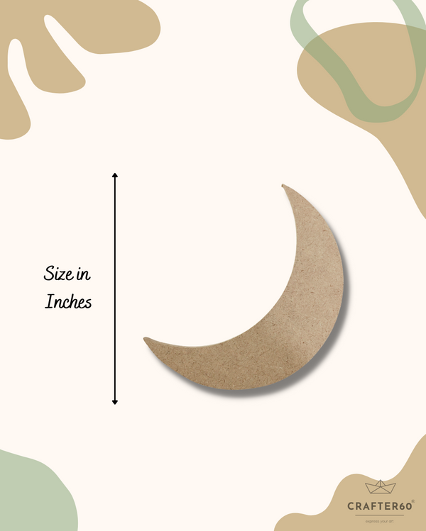 MDF Moon Shape Cutouts for DIY Crafts & Projects | Crafter60 – CRAFTER60®