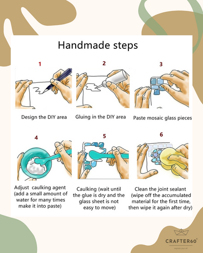 Turtle Mosaic Art Kit