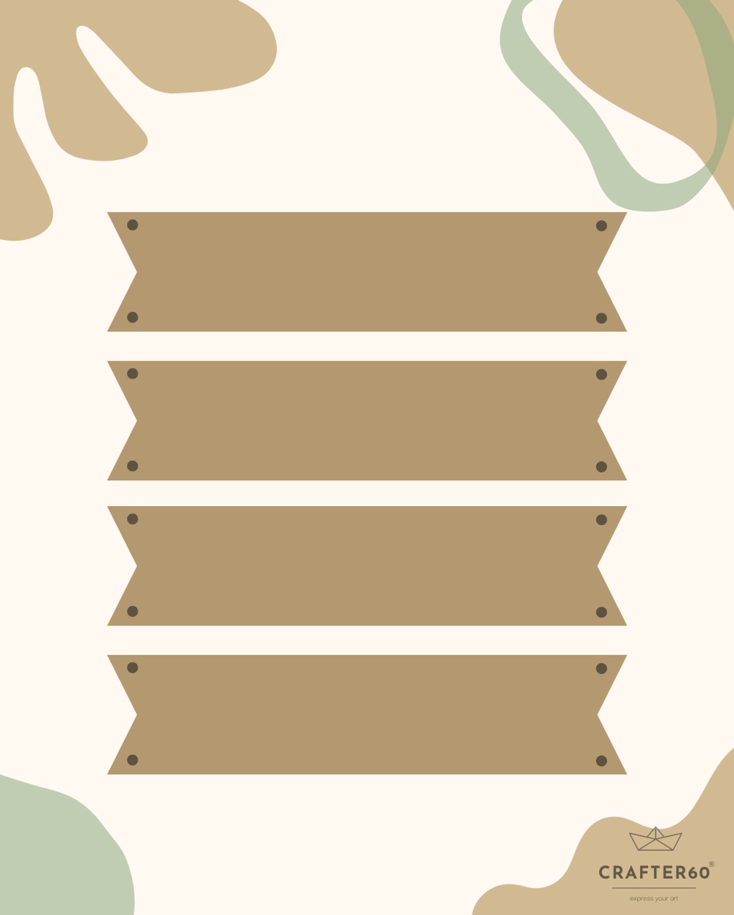 Designer Planks (12X3 Inch) Shape-1