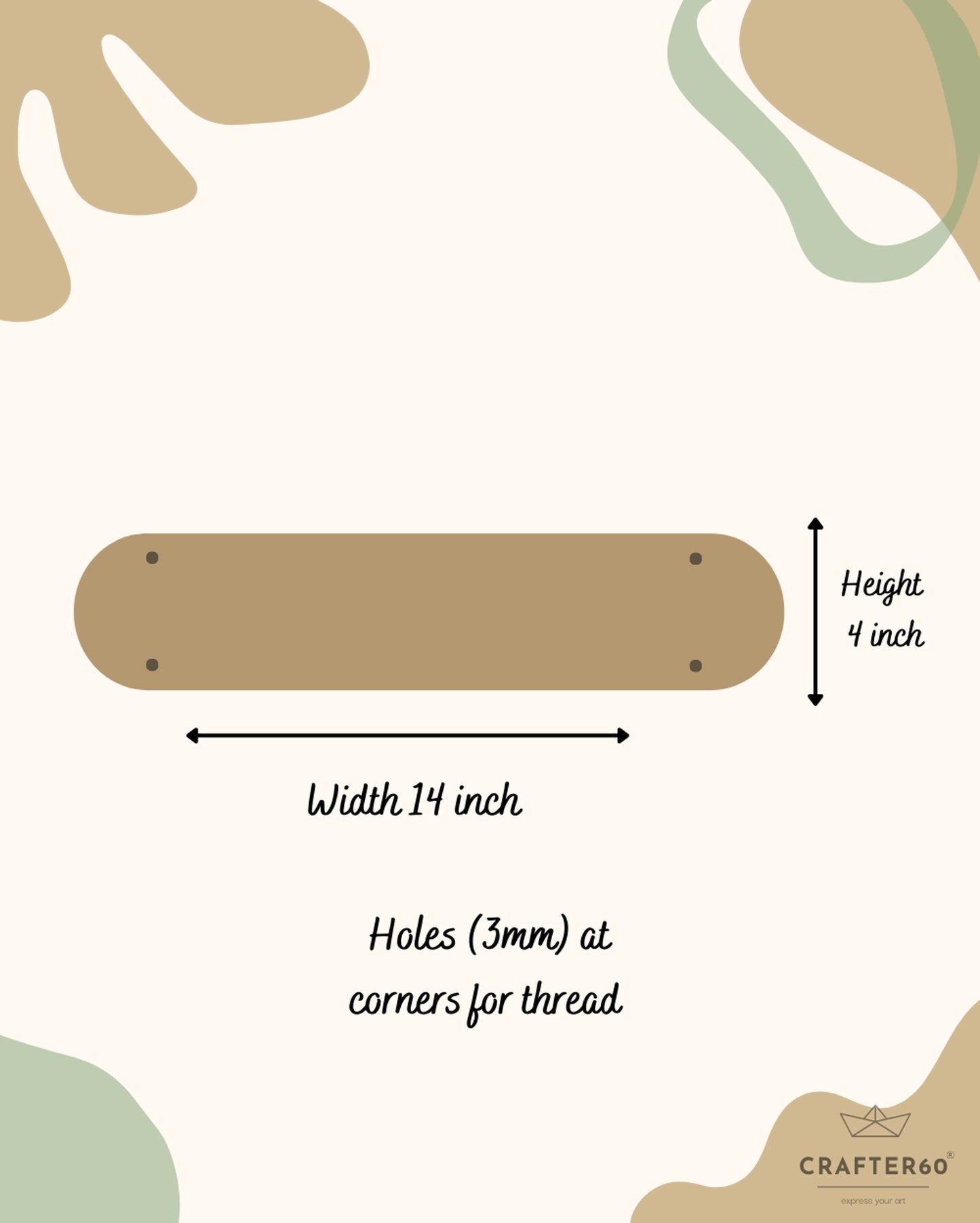 Designer Planks (14X4 Inch) Shape-5