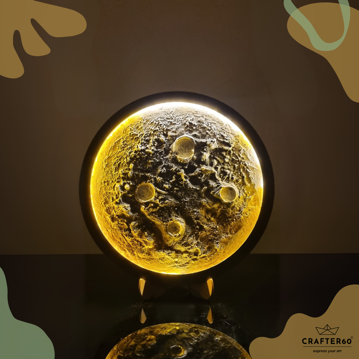 DIY Moon Lamp Kit – Create Your Own 3D Glowing Moon