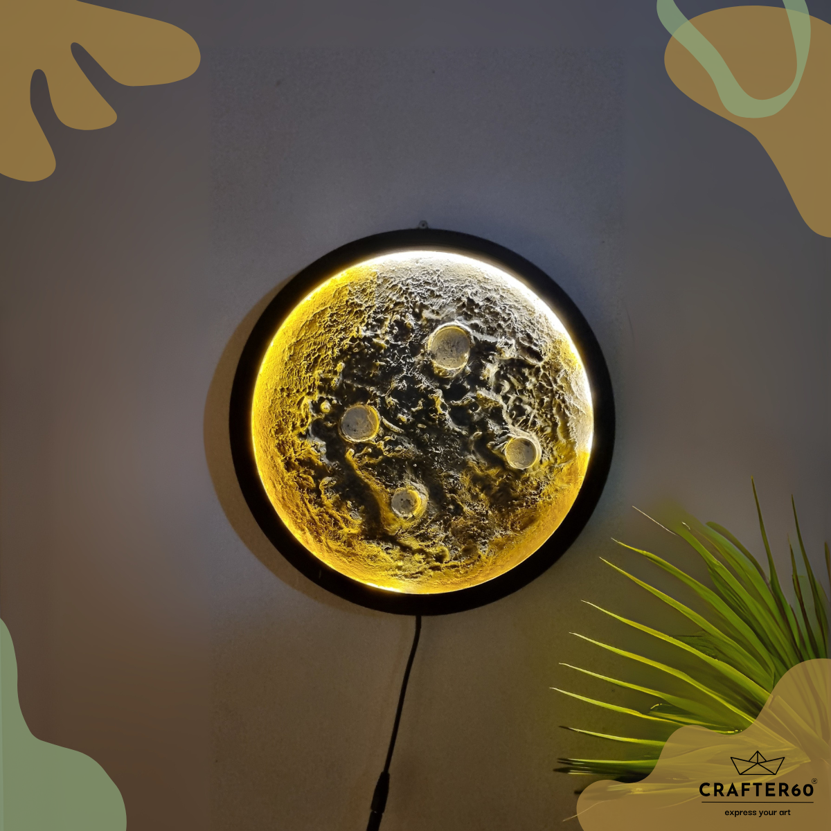 DIY Moon Lamp Kit – Create Your Own 3D Glowing Moon