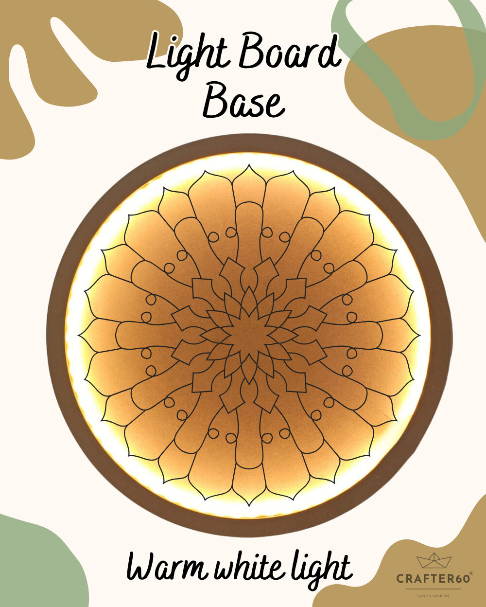 Premarked Mandala-22 Base
